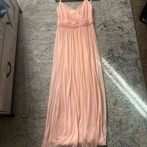 Elegant Peach Evening Gown